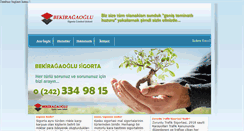 Desktop Screenshot of bekiragaoglu.com